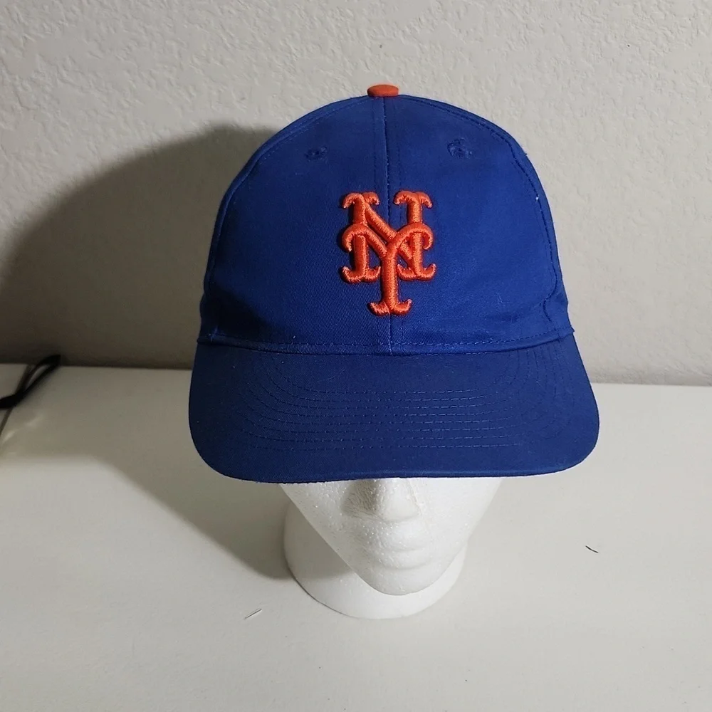 MLB OC Sports New York NY Yankees Youth Hat Blue and Orange Adjustable Cap